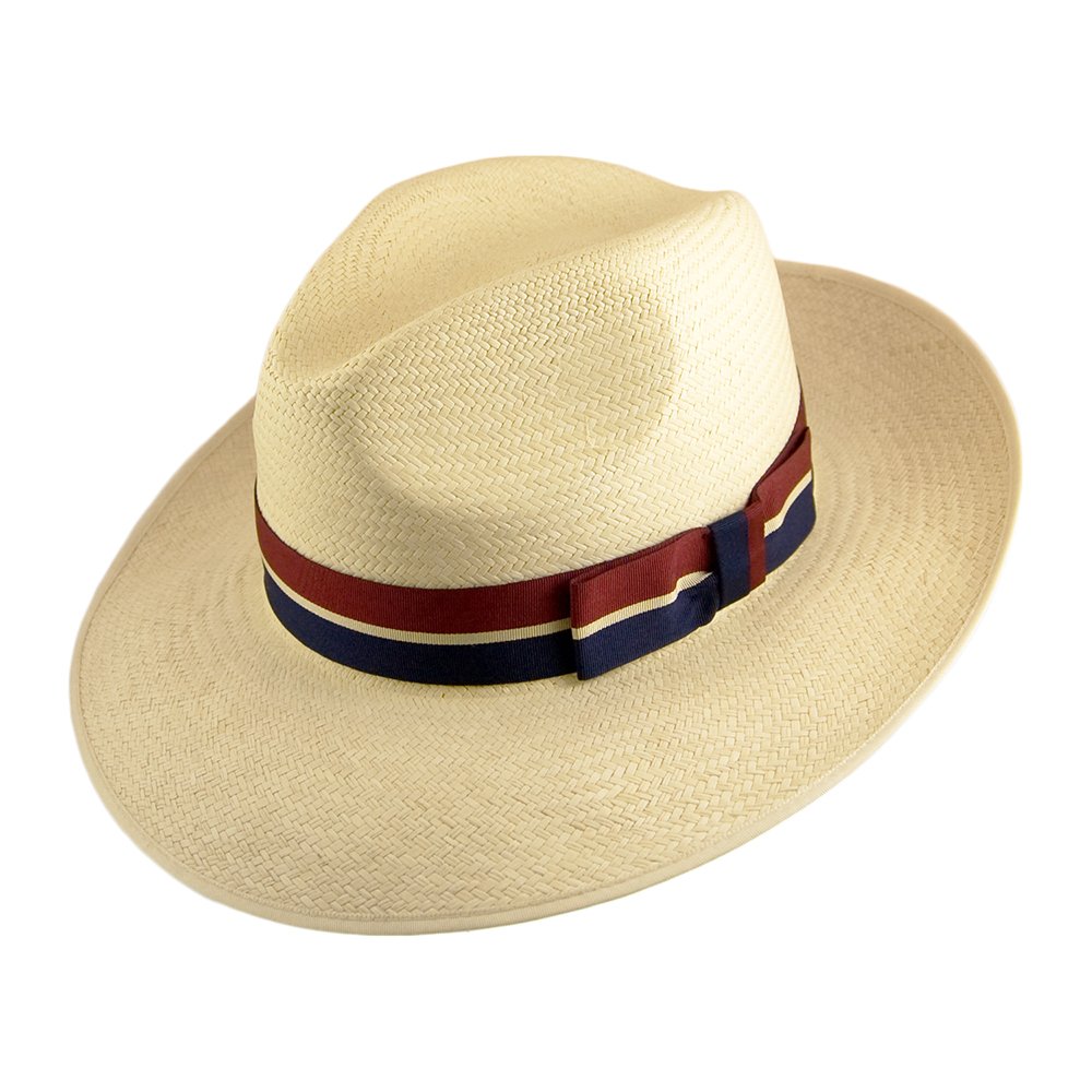 snap brim panama hat