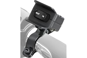 Belinous 12V ATV Winch Switch with Mounting Bracket, Handlebar Winch Control Rocker Thumb Switch for ATV UTV Warn KFI RZR SUPERWINCH Champion Ramsey Venom Master Lock Mile Marker (Black)