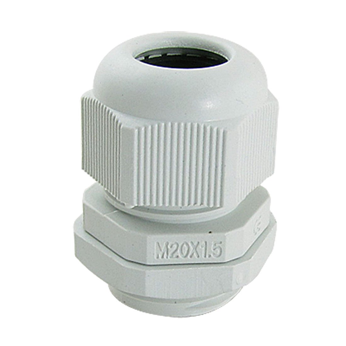 uxcell 10 Pcs White Plastic Waterproof Cable Glands M20 x 1.5