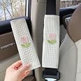 Car Seat Belt Shoulder Protector Love Heart Car Decoration Children's Ruffle Four Seasons General Female Interior
