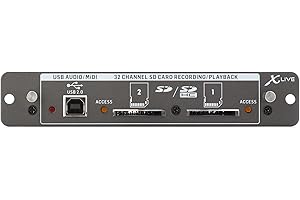 Behringer XLIVE X32 Expansion Card for 32 Channel Live Recording/Playback on SD/SDHC Cards and USB Audio/MIDI Interface
