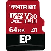 Patriot Memory 64GB EP A1/V30 Micro SD Card,Android Phones,Tablets,4K | Performance classes: V30, A1; Compatible with Android