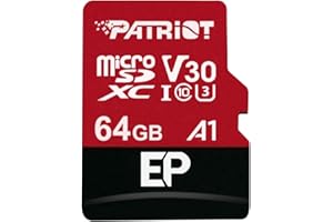 Patriot 64GB A1 / V30 Micro SD Card for Android Phones and Tablets, 4K Video Recording - PEF64GEP31MCX
