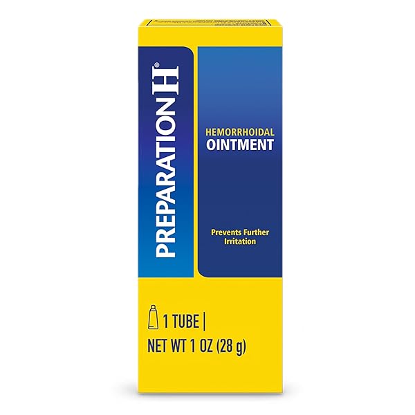 PREPARATION H HEMORRHOID SYMPTOM TREATMENT OINTMENT, ITCHING, BURNING...