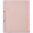 Kokuyo Me 2-Ring Loose Leaf Binder, B5, Up to 100 Sheets, Taupe Rose, Japan Import (KME-TRBPP358MV)
