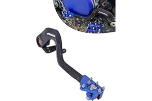 JFG RACING Dirt Bike Rear Brake Foot Pedal,CNC Aluminum Motorcycle Foot Lever for DRZ400SM 2005-2024/DRZ400 2000-2004/DRZ400S 2000-2024/DRZ400E 2000-2007-Blue