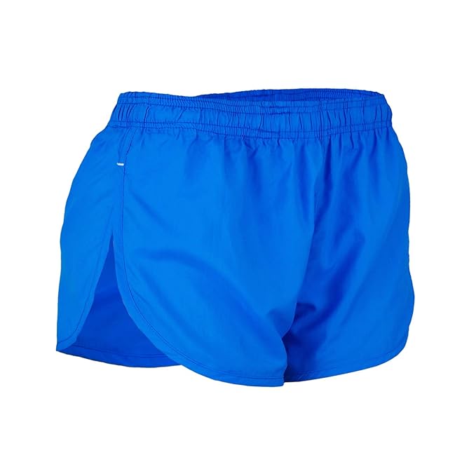 Buy Vbranded Women S Side Split Running Shorts Medium Royal Blue At Amazon In