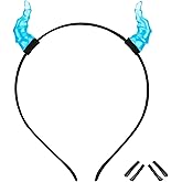 MOSTORY Mini Devil Horns Headband - Horn Hairband for Adult Halloween Cosplay Photo Shoot