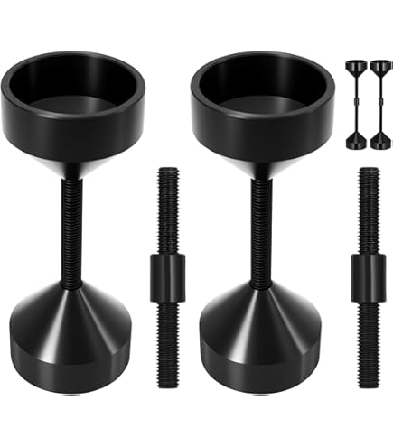 Flange Wizard 42050-TXL Extra Large Threaded Two-Hole Pins – 5/8" – 3" Hardened Steel, Double Lead Threads
