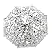 Remedios Automatic Open Transparent Clear Flower Lace Bubble Dome Umbrella
