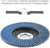 Anesty Flap Discs 115mm 20 Pack Zirconia 40/60/80/120 Grit for Angle Grinder view 4