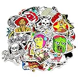 Laptop Stickers [200pcs], Nuoxinus Car Stickers Skateboard Luggage Bike Motorcycle Bumper Stickers, Snowboarding Guitar Helmet Phone Graffiti Decals, Fashion Cool Unique Mix Lot Random Pack