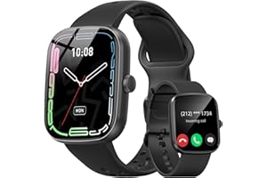 HOMOGO Smart Watch (Answer/Make Call), 1.96" SmartWatches for Men Women with Heart Rate/Activity Tracking, Fitness Tracker Watch with IP68 Waterproof/Pedometer, Smart Watch for Android/iPhone Compatible