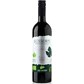 Lussory Organic Merlot Dealcoholized 0.0% Non Alcoholic Wine Red From Spain, Low Calories, Organic, Vegan (750ml, 1 Bottle)
