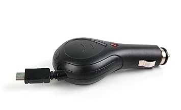 DURAGADGET Micro USB KFZ LADEGERÄT passend für die Toshiba PA5150E-1C0K Camileo X-Sports Action Kamera und die Denver AC-5000