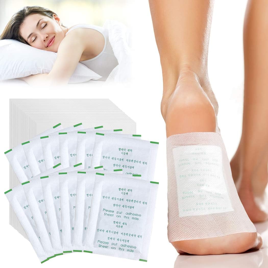 ZOYLINK 100Pcs Foot Patches Detox Foot Pads Foot Patches Pain Relief