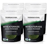 Terrasoul Superfoods Organic Wheat Grass Juice Powder, 20 Ounces - USA Grown