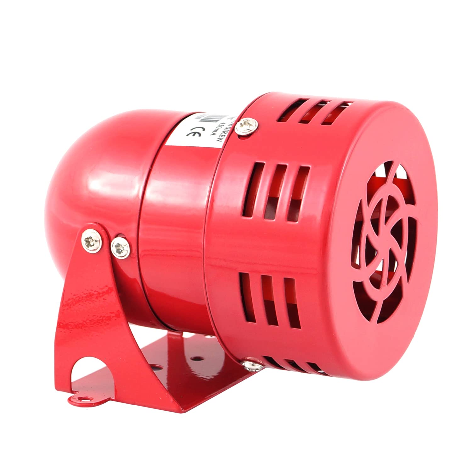 Mesan Brand Mini Type Motor Siren Metal Body Loud Sounder Alarm Surface and Wall Mounting 115 Decibel Different Voltage Options Industrial and General Purpose (24VAC/DC)