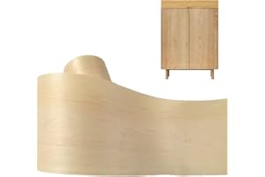 Wood Veneer Roll, Wood Veneer Sheet, 8 Inch X 8 Ft Flexible Natural Panels for DIY Enthusiasts, Woodworkers, and Furniture Re