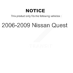 Transit Auto Front Rear Ceramic Disc Brake Pads Kit