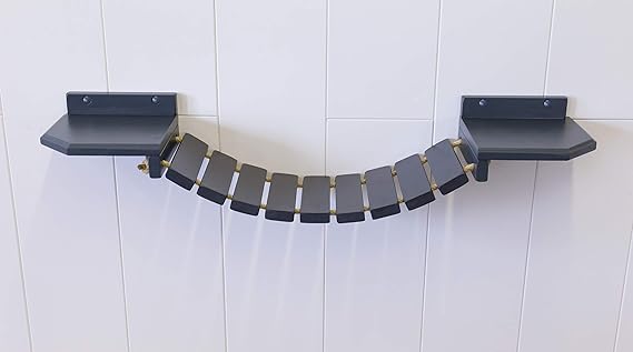 Jennys Tiershop Anthrazit. Katzen Wandpark, Handgefertigte Tiermöbel/Luxusmöbel, Katzenmöbel in Vielen Ausführungen, Kratzbau