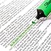 SHARPIE 12 Clear View Chisel Tip Highlighters, Green (1897850)