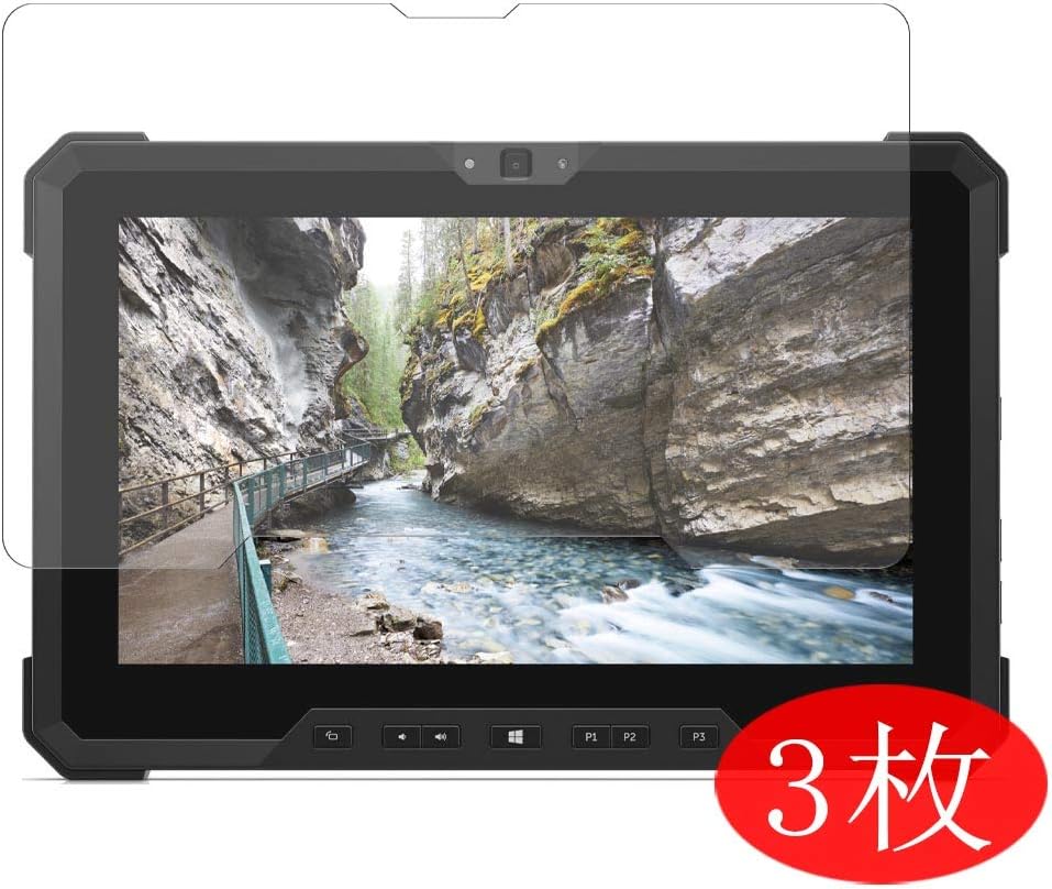 【3 Pack】 Synvy Screen Protector for Dell Latitude 12 7000 (7212) Rugged Extreme 11.6" TPU Flexible HD Film Protective Protectors [Not Tempered Glass]