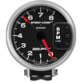 Auto Meter 3980 Sport-Comp Monster Tachometer 5.000 in.