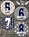 Nautical Baby Monthly Stickers - Great Shower Gift or Scrapbook Photo Keepsake