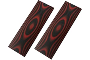 AOHOCA 2 pcs G10 Knife Scales Handle Material,Knifemakers Sword DIY Slabs Grips Micarta Slab Material