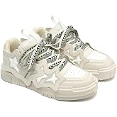 Star Shoes Cute Shoes Y2k Sneakers Chunky Sneakers for Women Anti-Slip Comfort Travel Outdoor Sport US 5.5-9.5