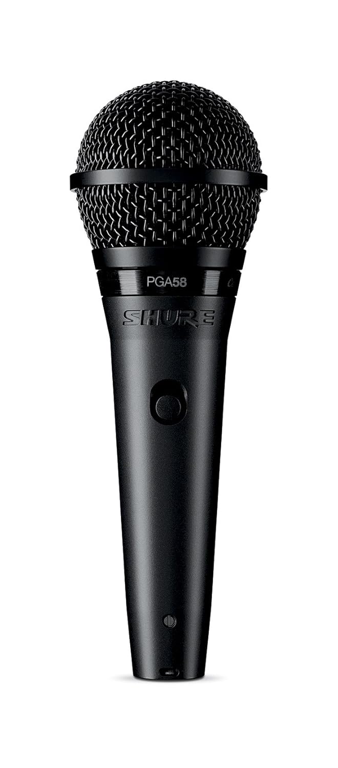Amazon.com: Shure PGA58-XLR Cardioid Dynamic Vocal Microphone: Musical  Instruments