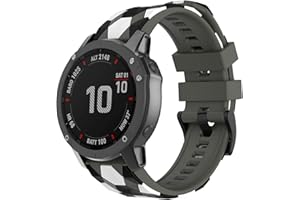 OVERSTEP Compatible with Fenix 5 Watch Band, 22mm Quick-fit Strap for Garmin Fenix 5 Plus/Fenix 6/Fenix 6 Pro/Fenix 7/Forerunner 935/Forerunner 945/Quatix 5 Smartwatch