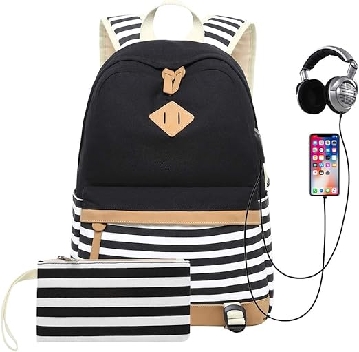 mochilas con cargador para mujer