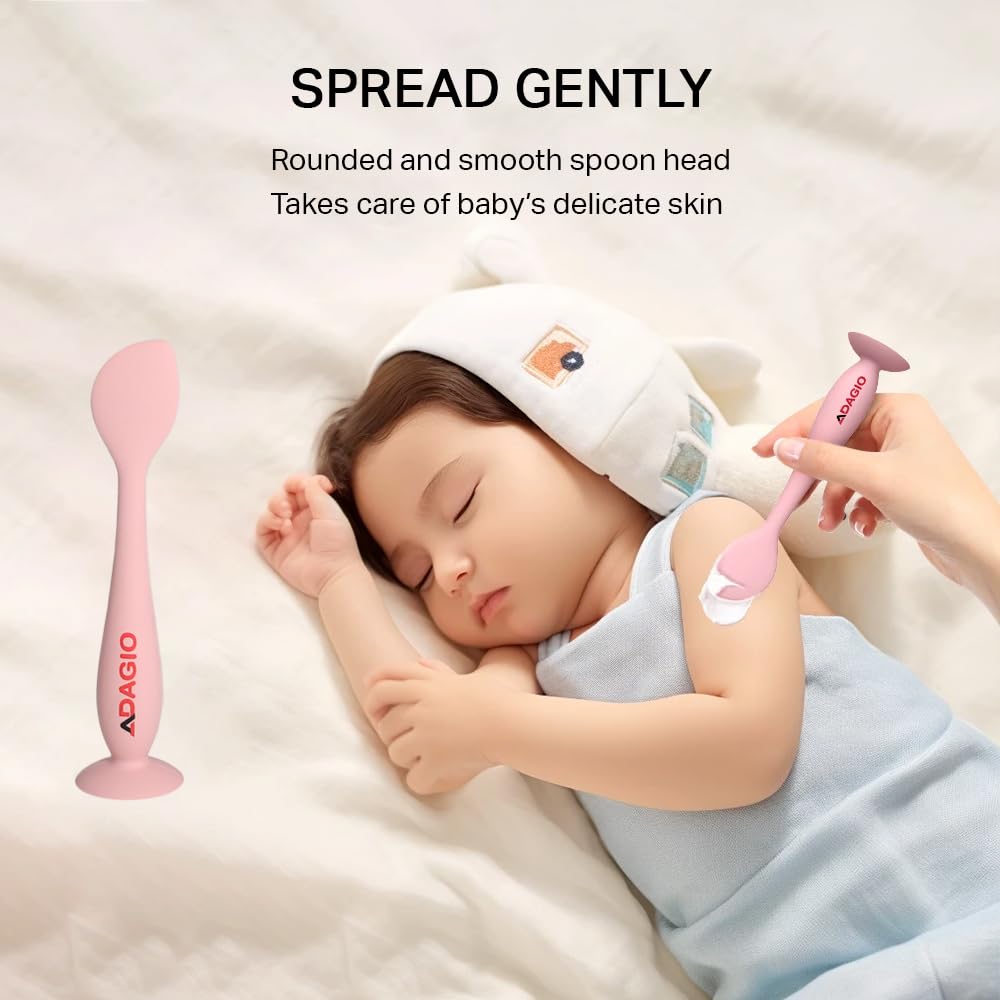 ADAGIO Baby Diaper Rash Cream Applicator, Newborn Baby Essentials, 3 Pack Mini Diaper Cream