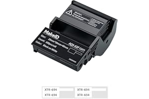 MakeID EP53 Flag Labels, P-Flag Pre-Sized Label Tape with Ribbon Cartridge for Indoor/Outdoor Wire and Cable, DataCom Labeling - for EP53 Portable Industrial Label Maker