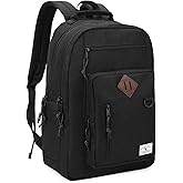 VX VONXURY Backpack for Men,Women 18L Largel School Bag,2 Compartments Daypack for Teens Boys Girls (Black)