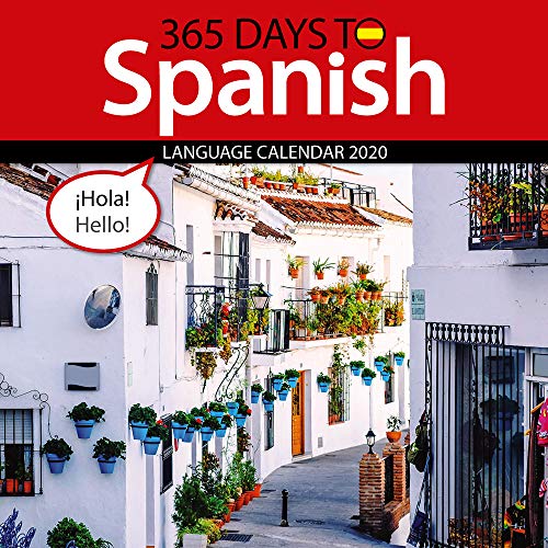 365 Days to Spanish 2020 Wall Calendar by
