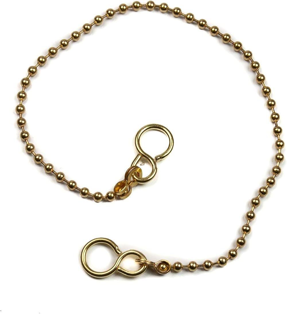 Thunderfix Brass Sink Ball Chain Plug Chain 300mm 12 Inch Replacement