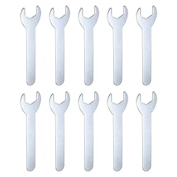 HARFINGTON 10pcs Small Wrench 17x108x2mm Metric