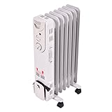 COSTWAY Oil Filled Radiator Heater, 1500W Portable