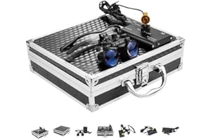 ATOP CROWNCITY Loupe 3.5X Magnifying Glasses Lab Equipment Magnifier with LED Head Light Box