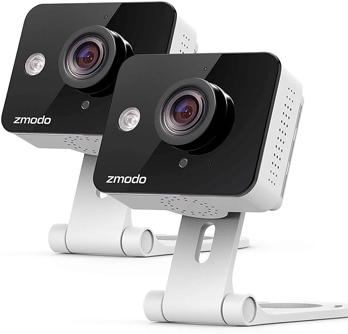 Zmodo Mini cámara de seguridad para el hogar (2 unidades
