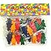 Lilly and the Bee Novelties 48 Minifig Shaped Crayons in 12 Sets of 4 Crayons