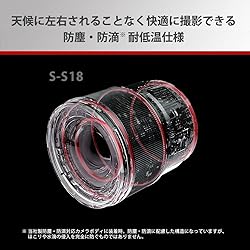 Panasonic LUMIX S-S18 Full Size Mirrorless Single