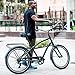 sixthreezero EVRYjourney Men's 3-Speed Hybrid Cruiser Bicycle, Matte Black w/Black Seat/Grips, 26