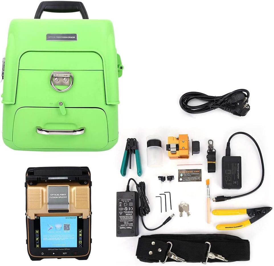 Empalmador de fusión de fibra óptica