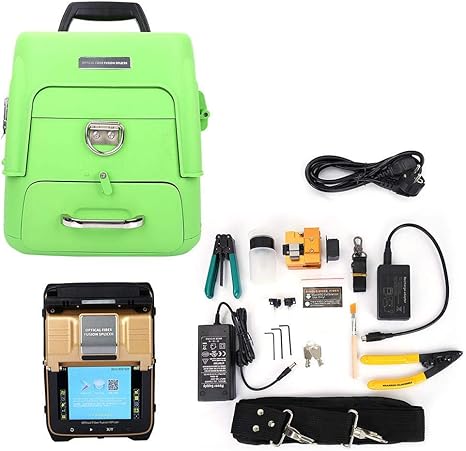 Empalmador de fusión de fibra óptica