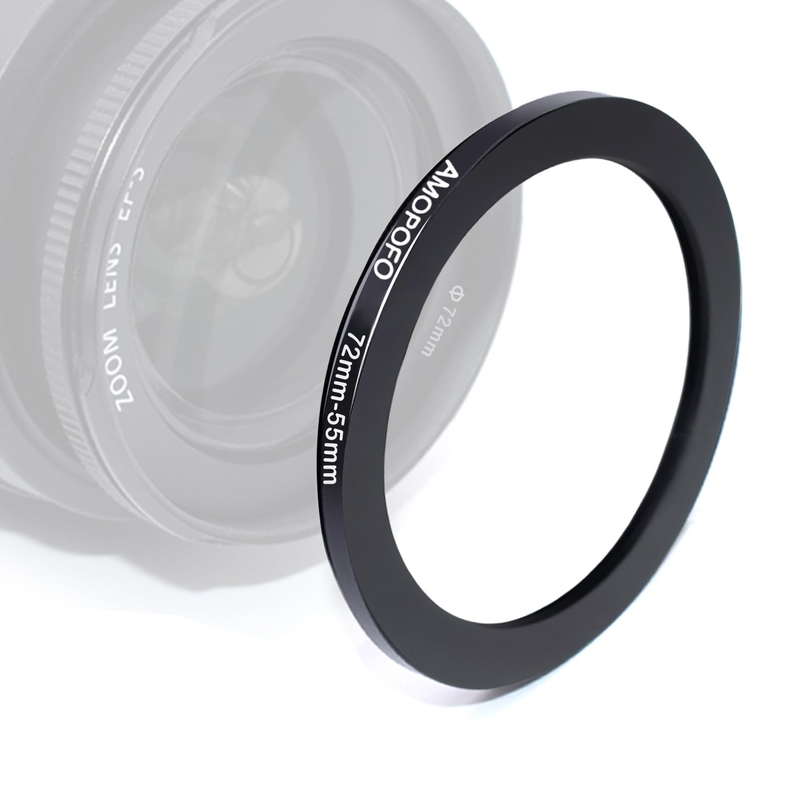 72mm to 55mm Step-Down Ring Filter adapter/72mm to 55mm Camera Filter Ring for 55mm UV, ND, CPL Filter,Step-Down Ring(72mm-55mm) — image 1