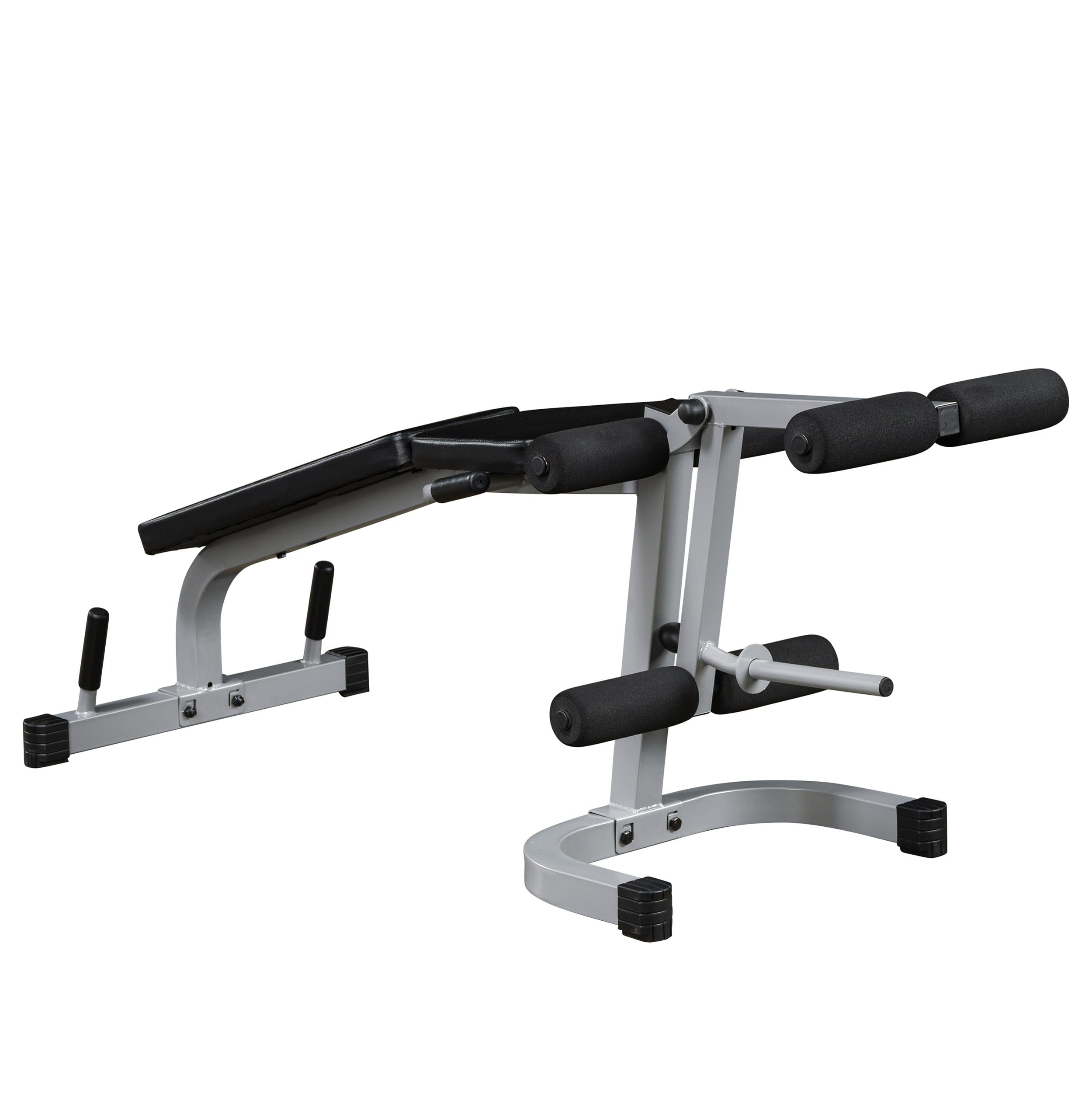 Máquina de extensión y flexión de piernas Powerline Body-Solid: ideal para entrenamientos de cuádriceps e isquiotibiales, equipo de gimnasio en casa, máquina de entrenamiento de piernas con banco para extensión y flexión de piernas